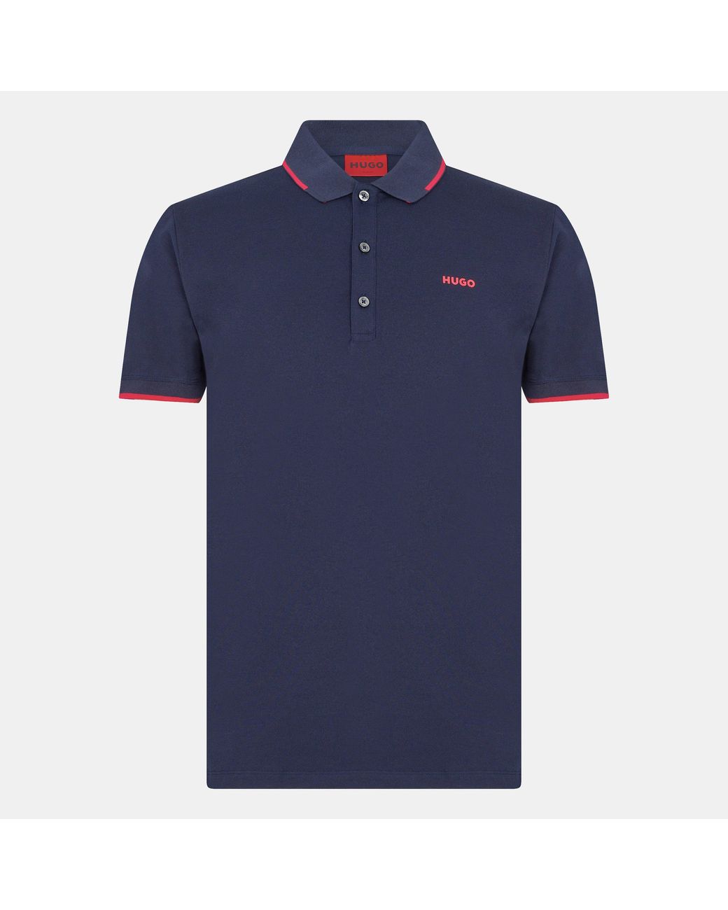 HUGO Blue Dinoso Polo Shirt for men