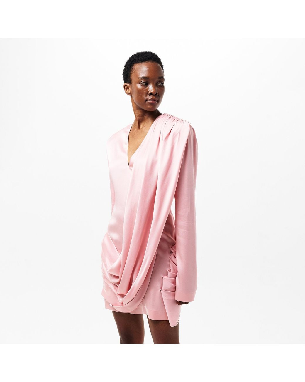 Stella McCartney Pink Sustainable Vegan Mini Dress