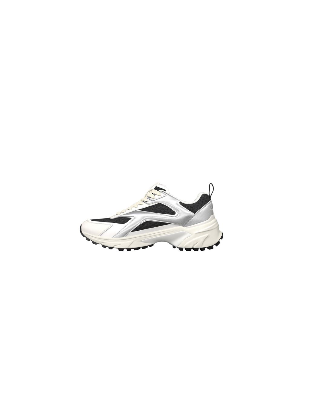 Calvin Klein White Hike Breathable Mesh Runners