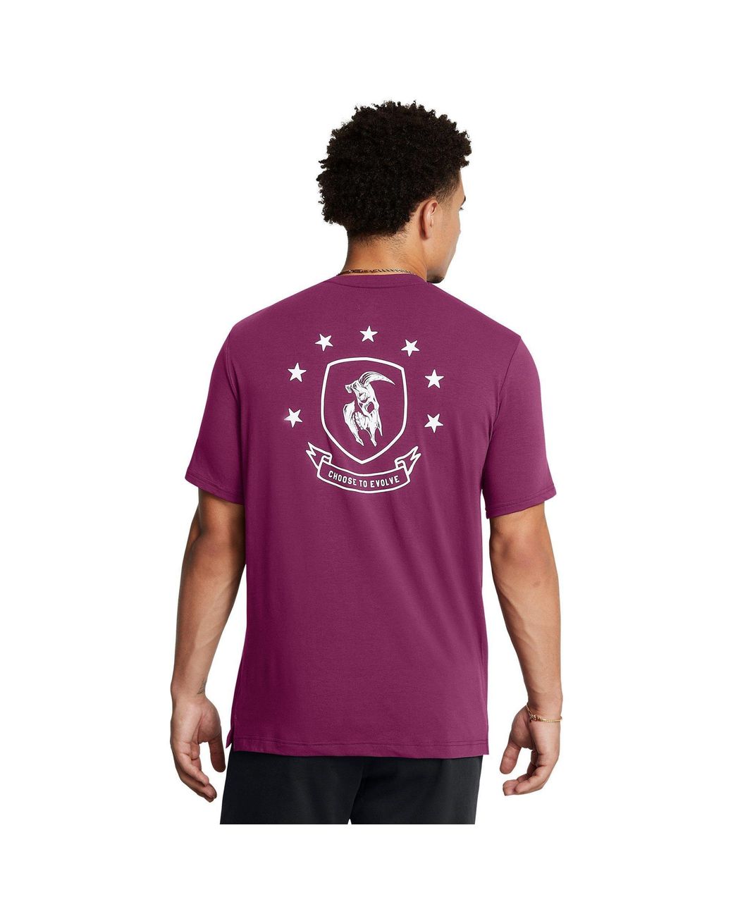 Under Armour Purple Regular Fit Short-Sleeve T-Shirt for men