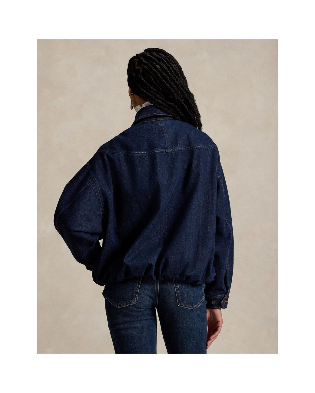 Polo Ralph Lauren Blue Denim Bomber Jacket