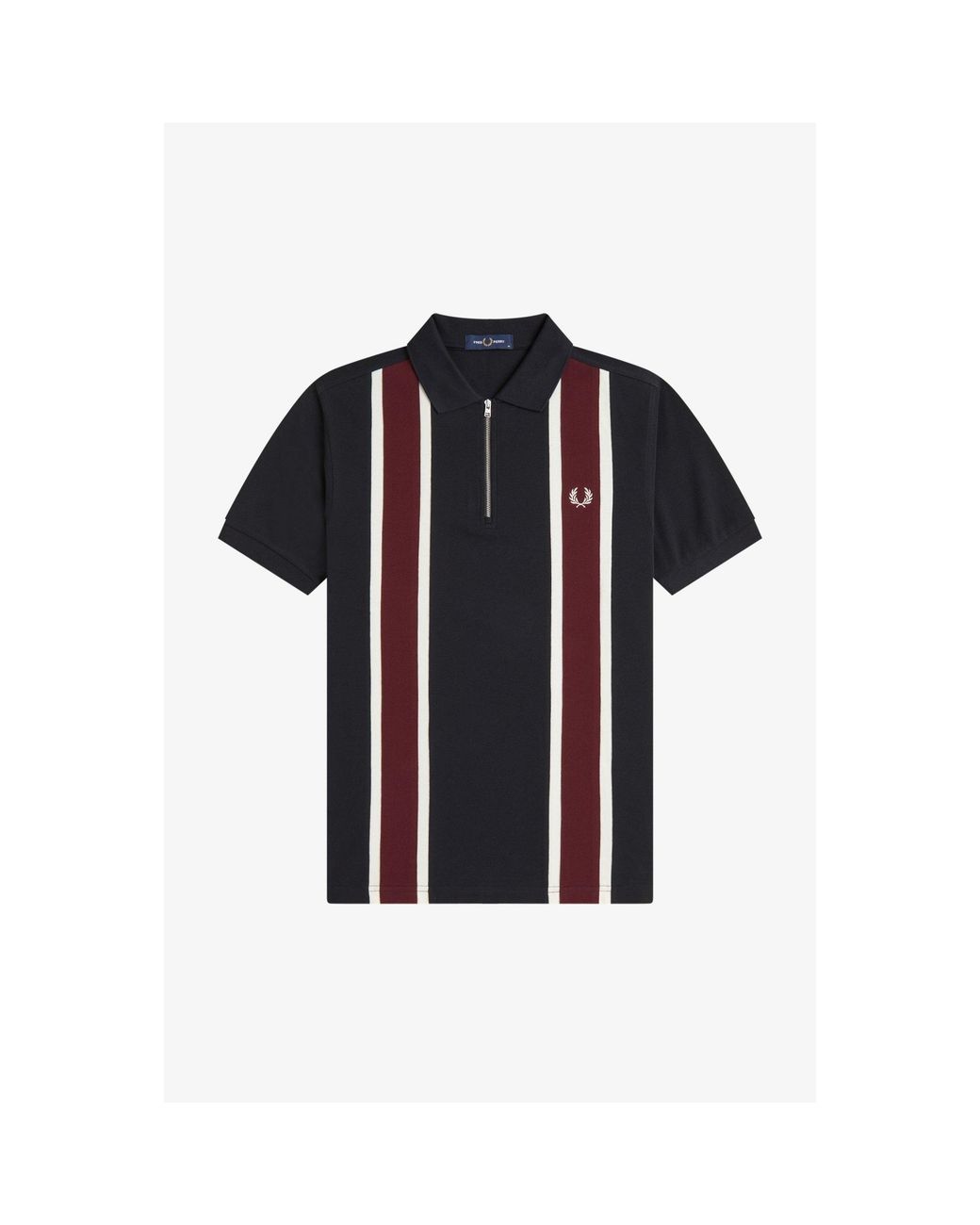 Fred Perry Black Short Sleeve Polo Shirt for men
