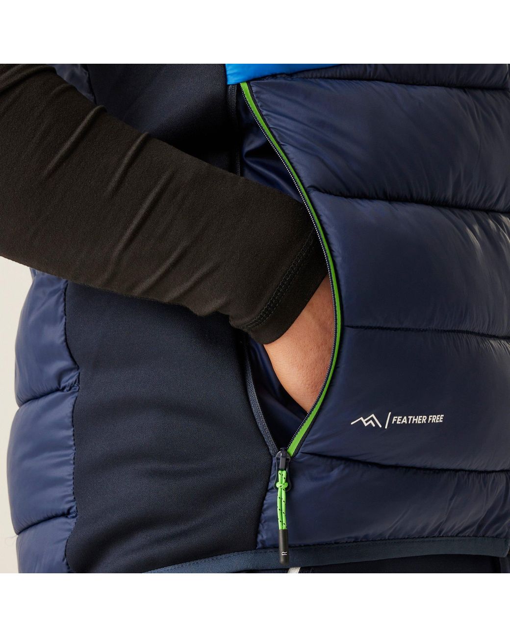 Regatta Blue Leedre Hybrid Gilet for men