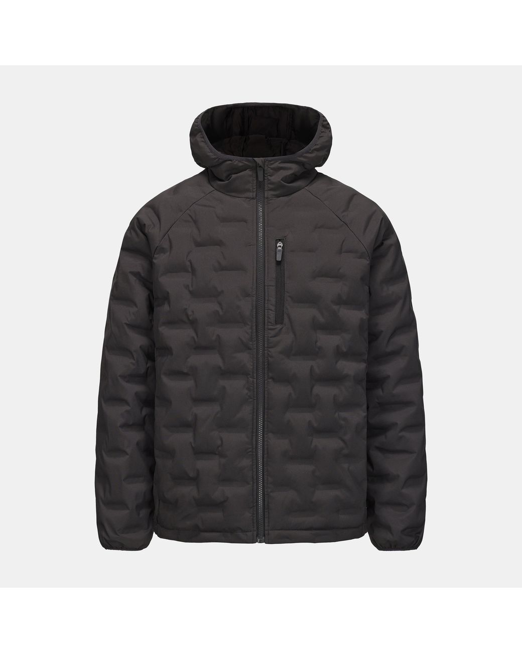 Karrimor Black Heat-Sealed Hooded Long Sleeve Full Zip Insulated Puffer Jacket for men