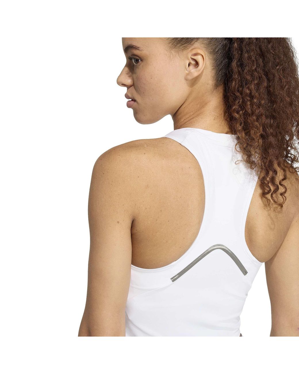 Adidas White Wim Performance Vest