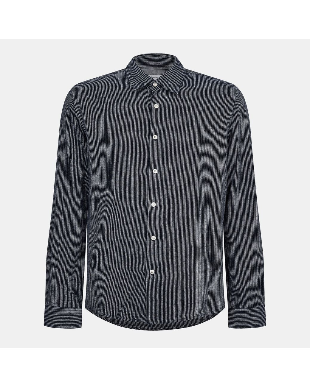 Peter Werth Blue Long Sleeve Plain Shirt for men