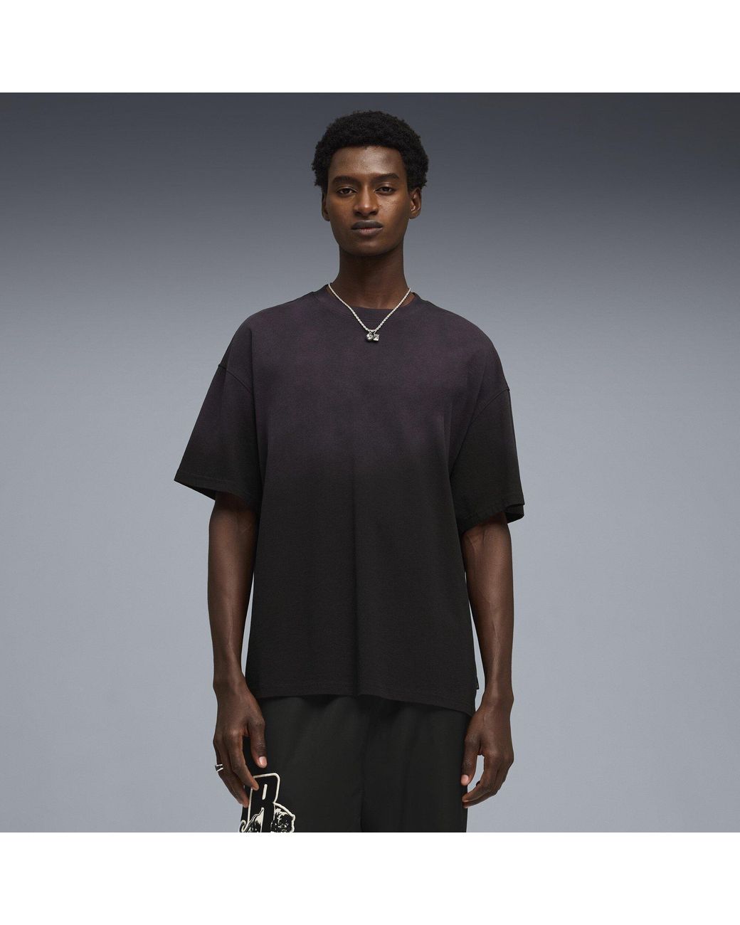 PUMA X REPRESENT Black Short Sleeve Oversized T-Shirt for men