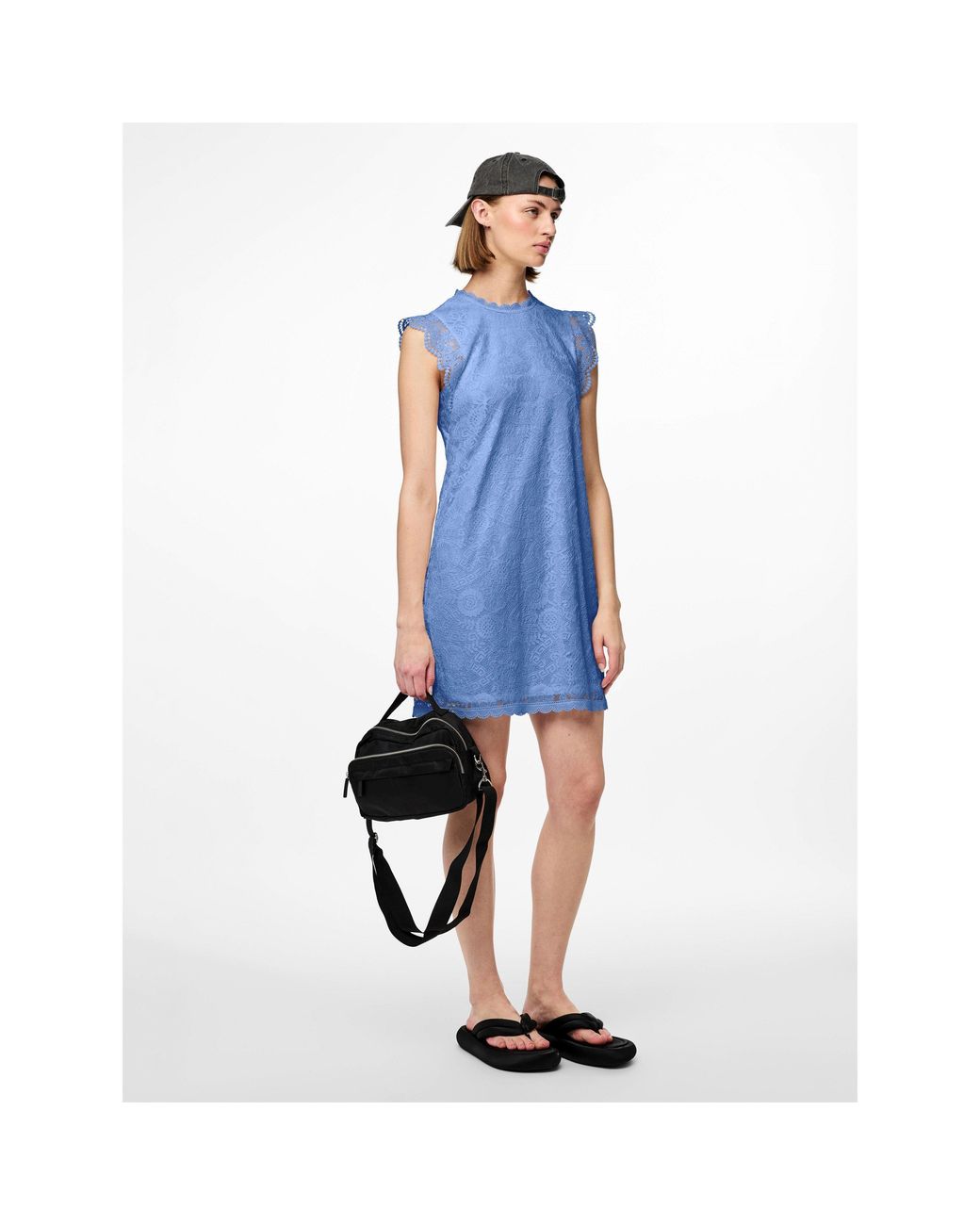 Pieces Blue Mini Dress