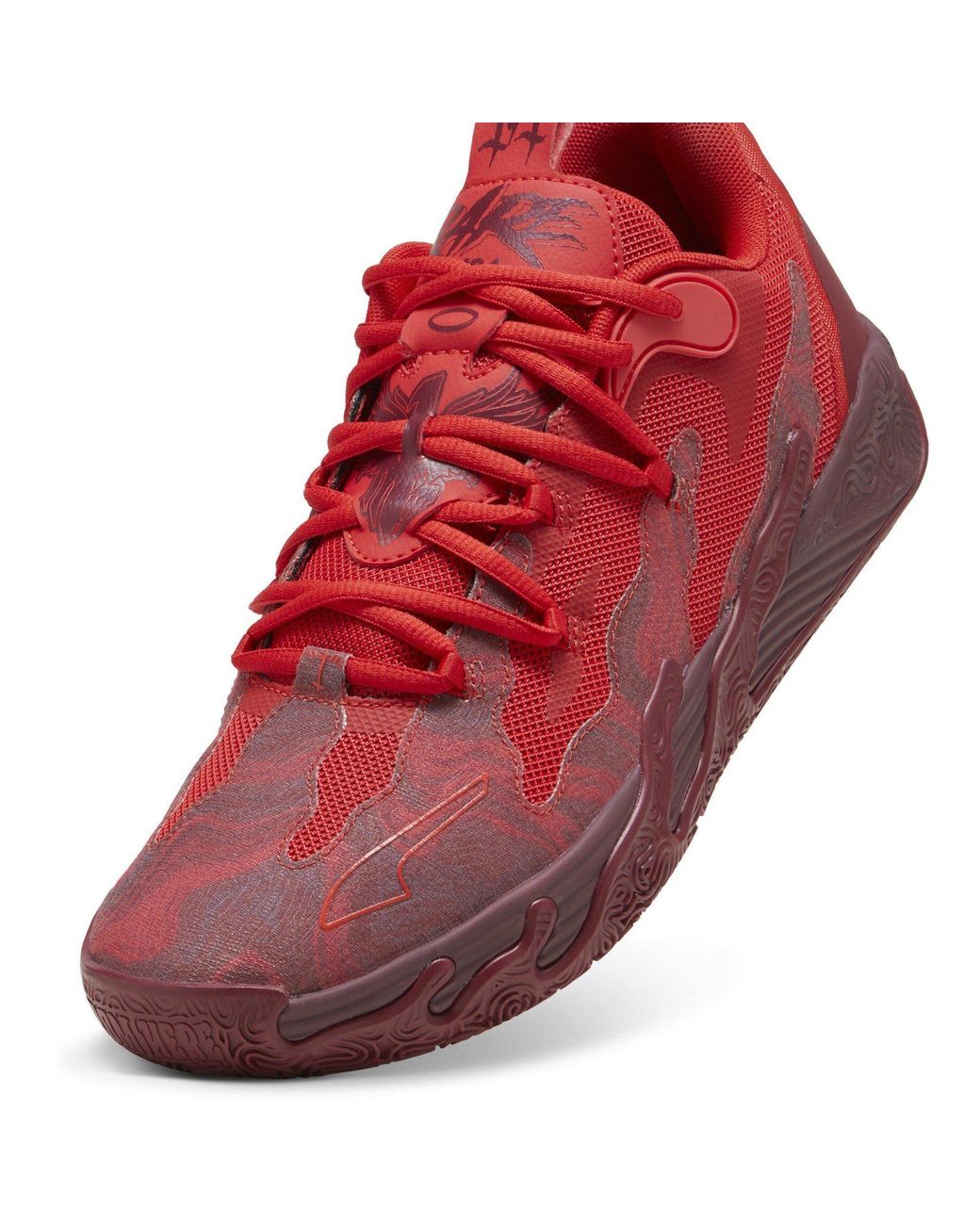 PUMA Red Mb.03 Lo Team Basketball Trainers for men