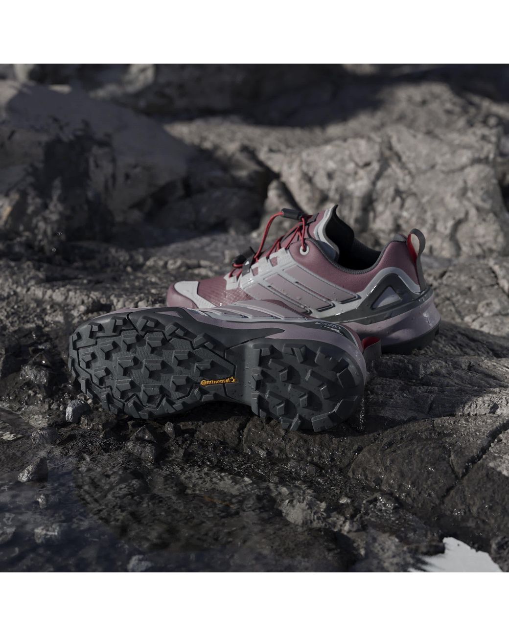 Adidas Purple Non-Waterproof Hiking Shoes