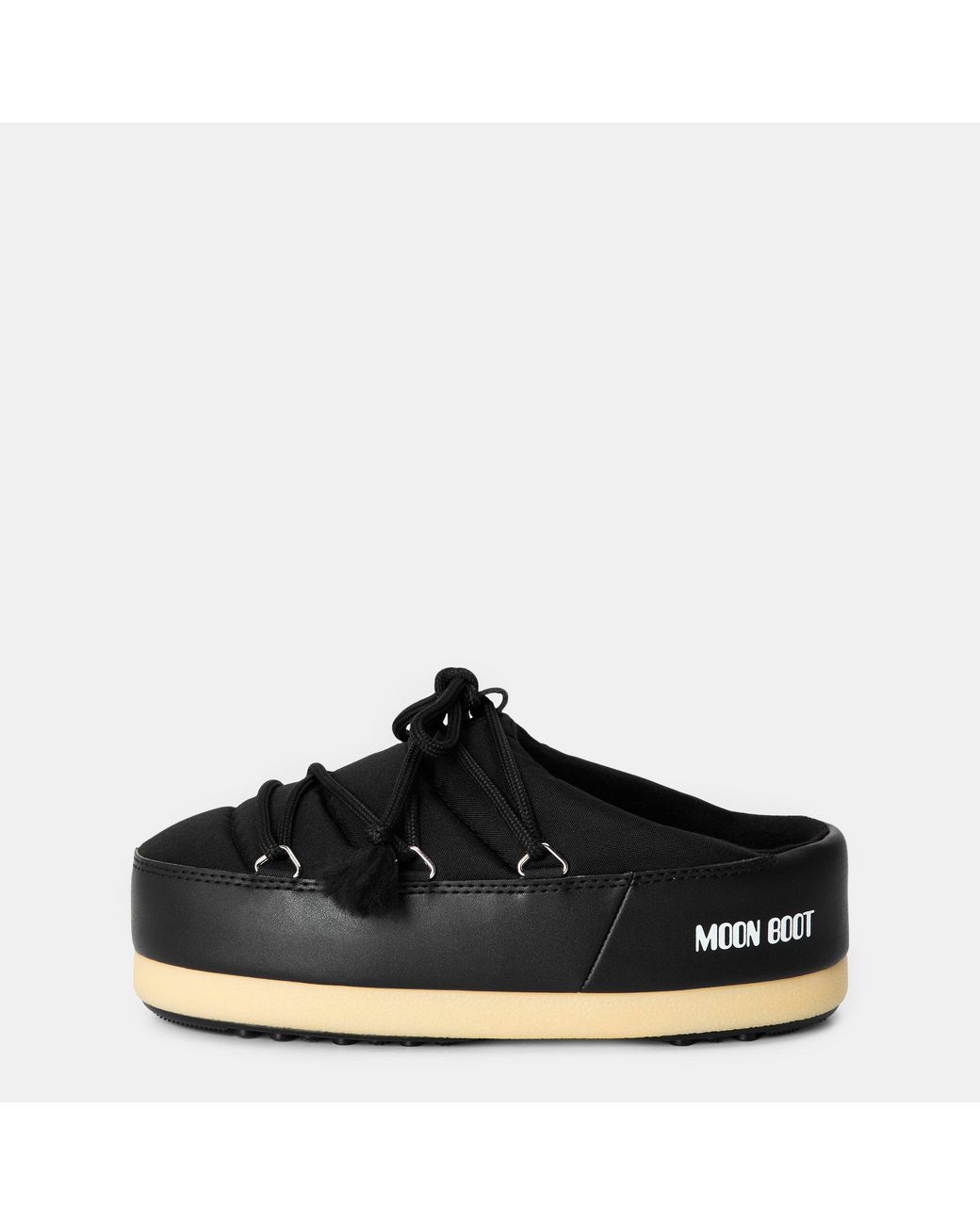 Moon Boot Black Mule Snow Boots