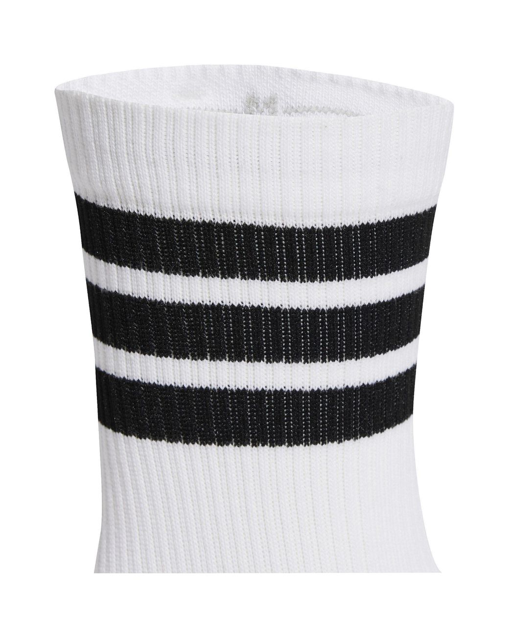 Adidas White 3-Pack Crew Socks Adults