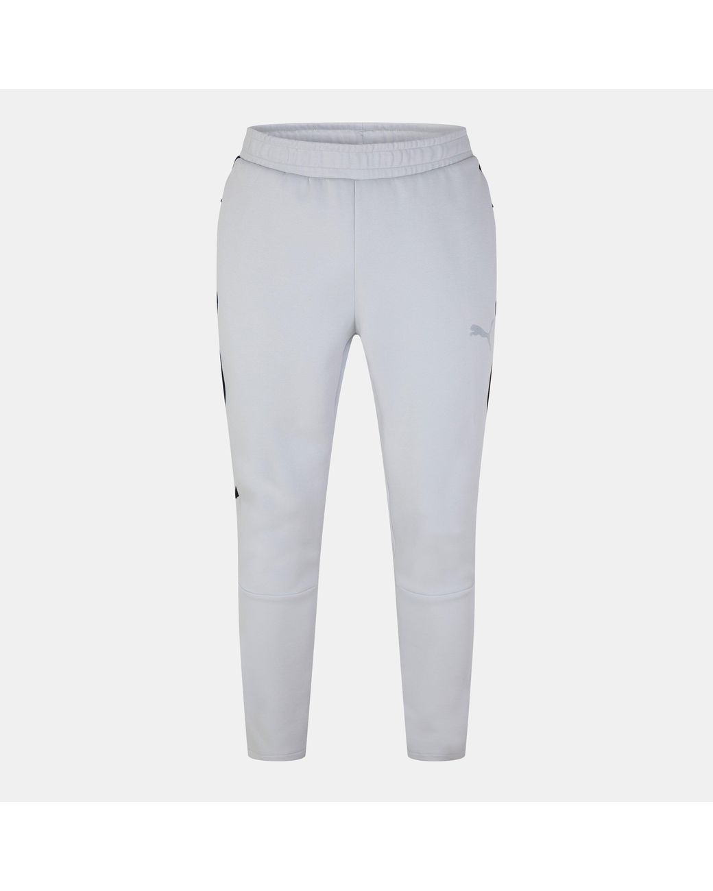 PUMA Blue Evostripe Closed Hem Fleece Joggers for men