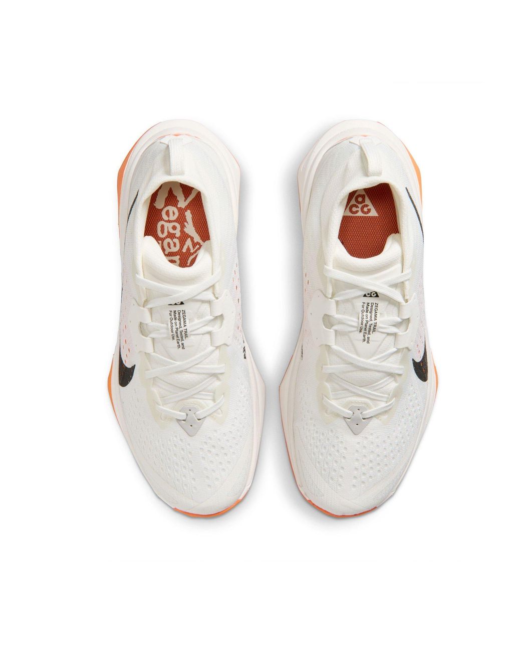 Nike White Acg Zegama Off-Road Trail Running Shoes