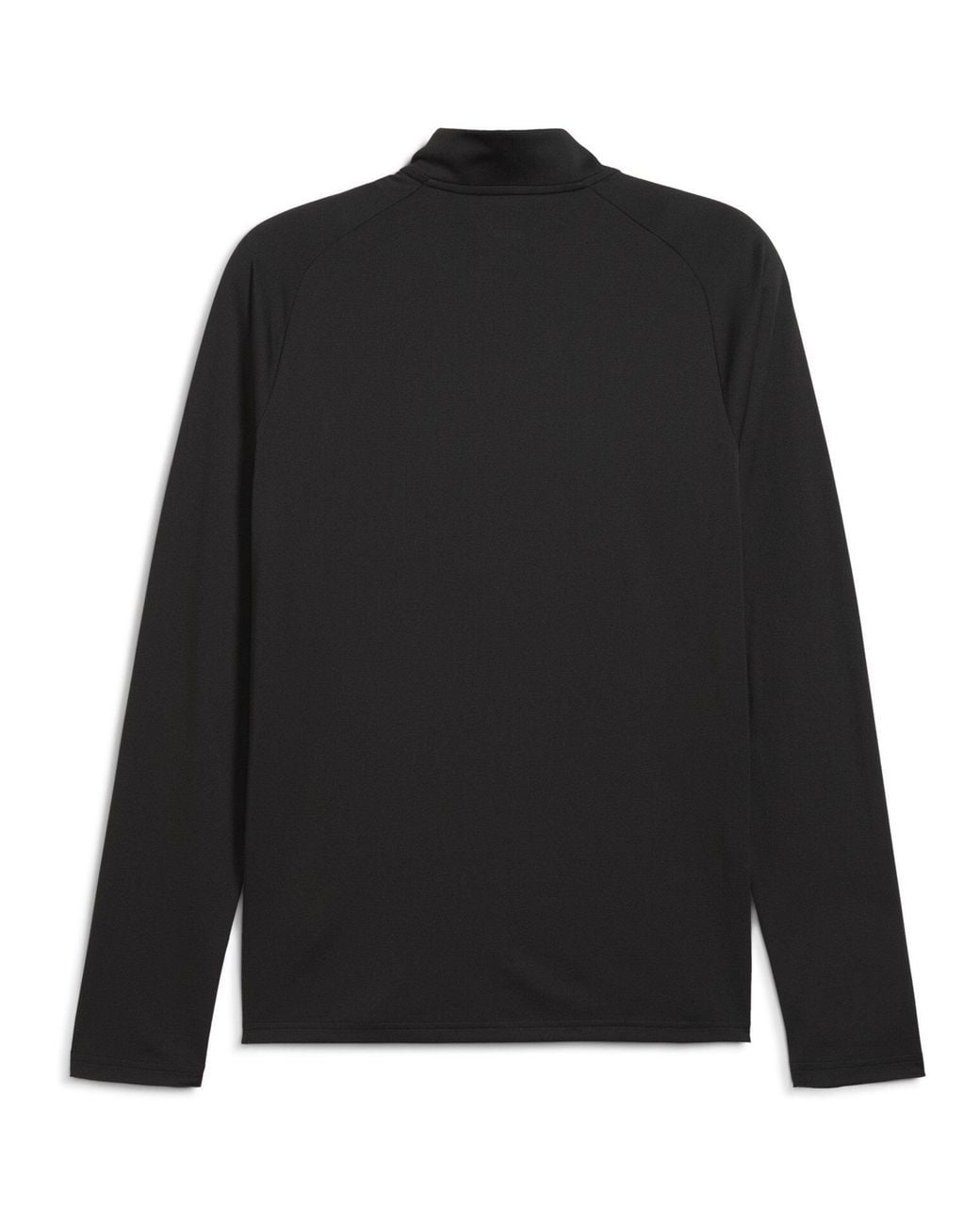 PUMA Black Tad Qz Long Sleeve Performance Gym Top for men