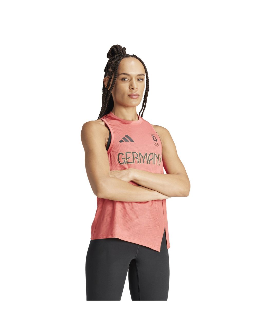 Adidas Pink Team D Tank