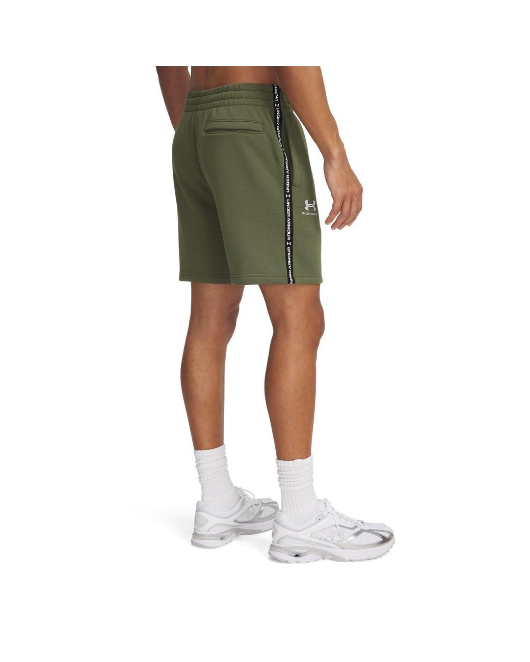 Under Armour Green Fleece Jogger Shorts for men