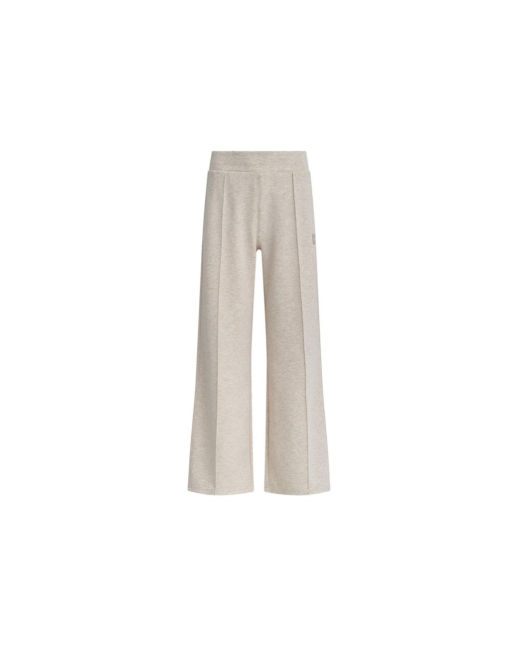DKNY Natural Sport Fleece High-Waisted Open-Hem Joggers