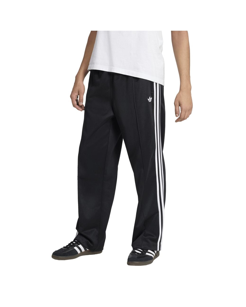 Adidas Originals Black Open Hem Woven Joggers for men