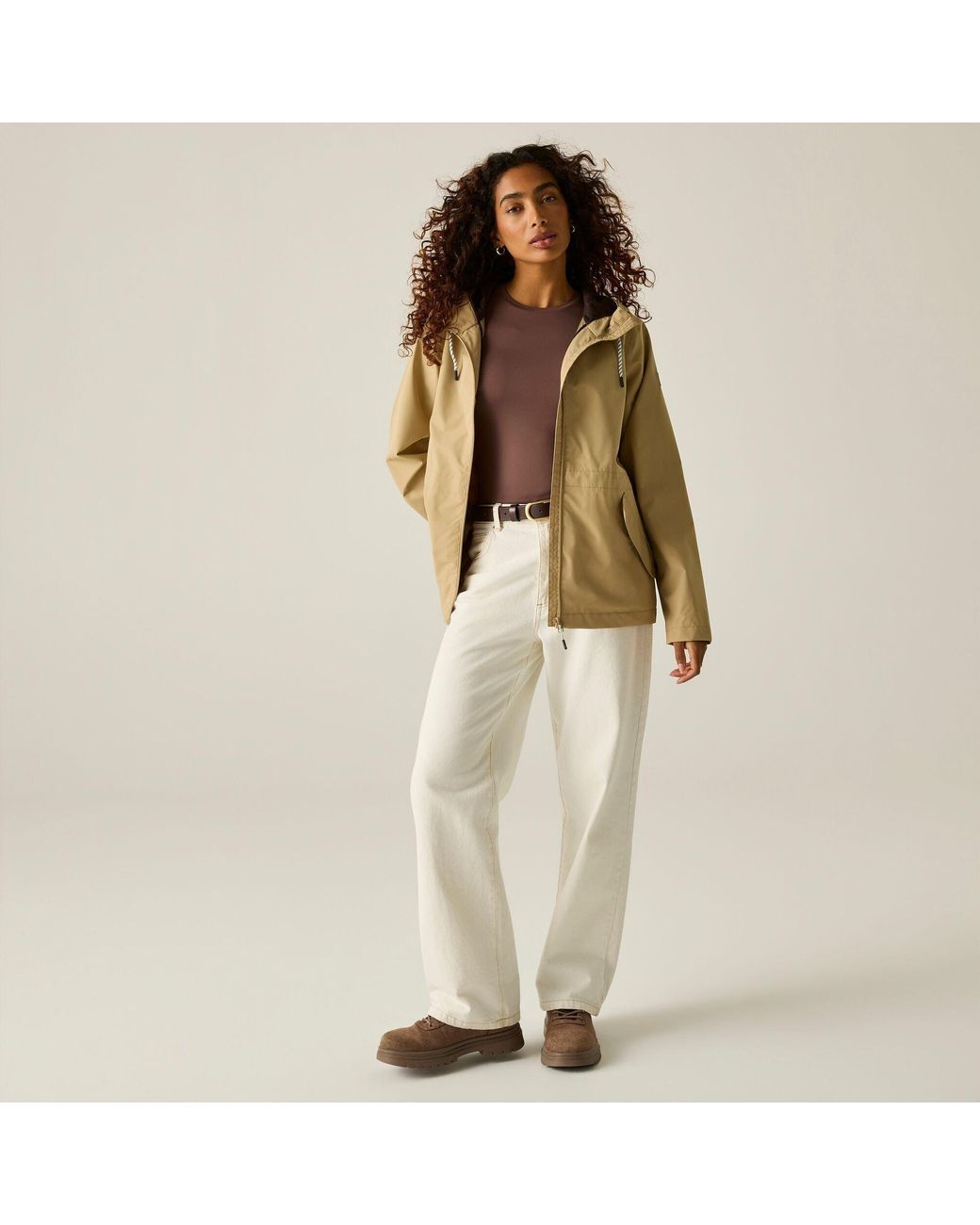 Regatta Brown Bayletta Waterproof Jacket