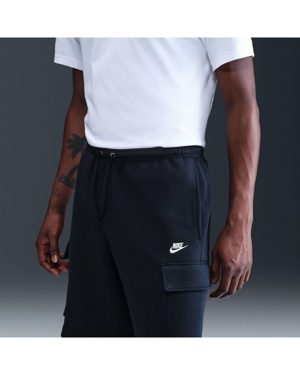 Nike Blue Sportswear Club Cargo Shorts for men