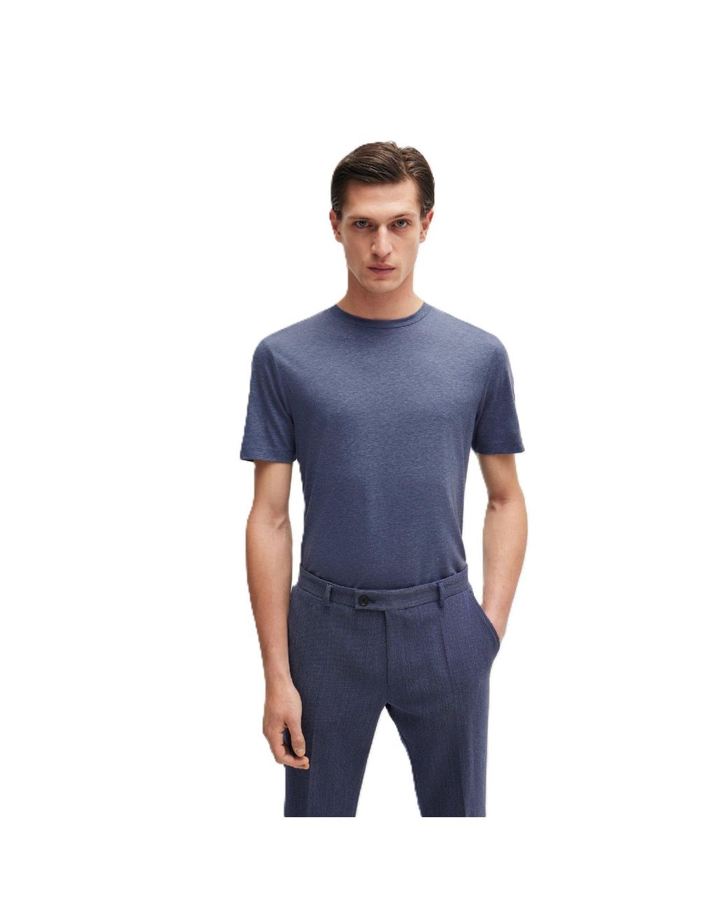 Boss Blue P Tessler Short Sleeve Polo Shirt for men