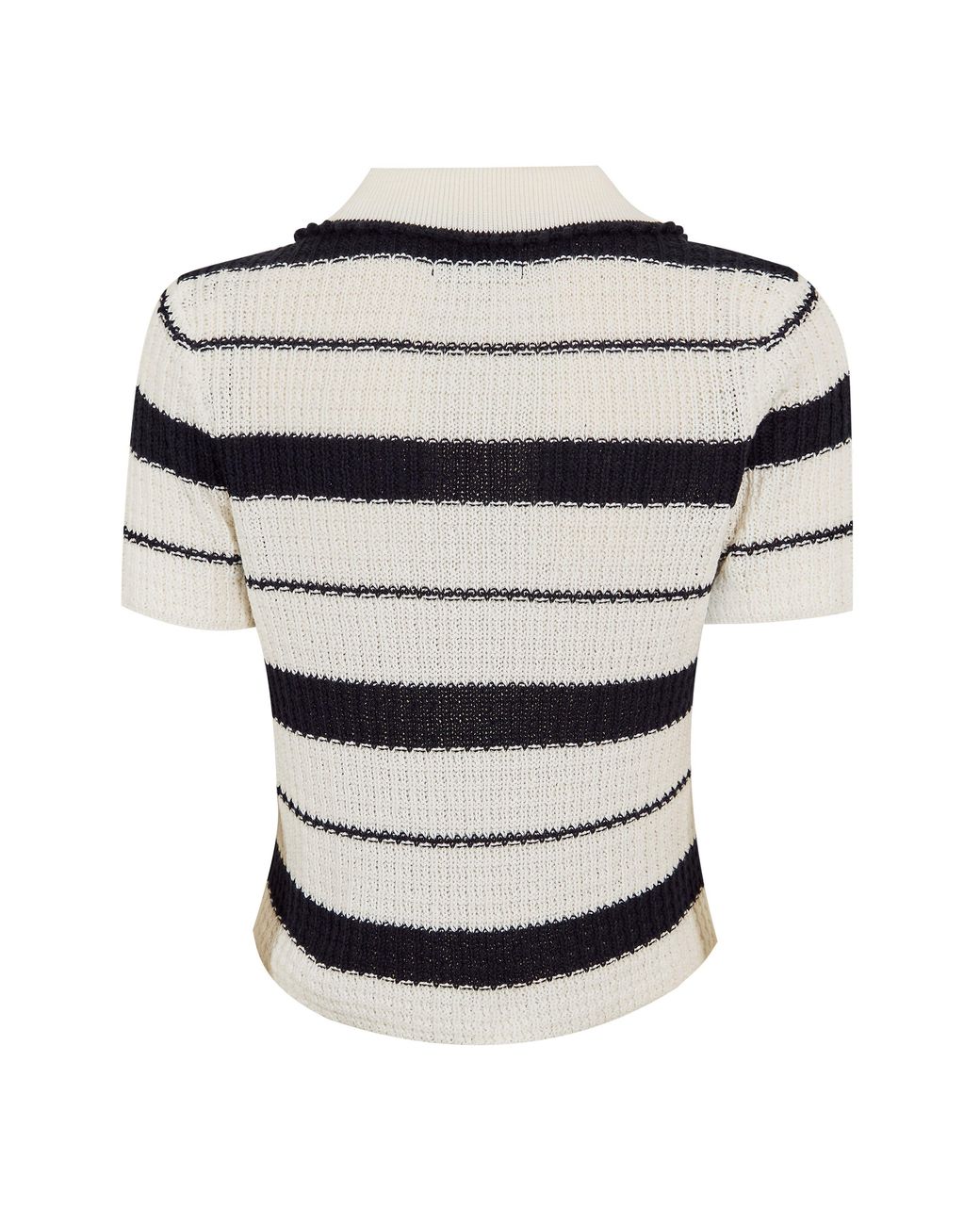 Jack Wills Multicolor Knitted Short Sleeve Polo Shirt