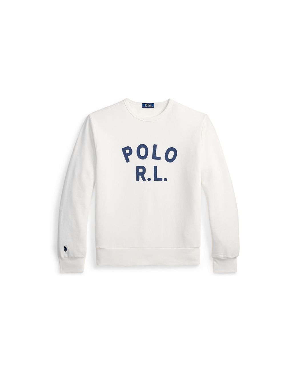 Polo Ralph Lauren White Crew Sweatshirt for men