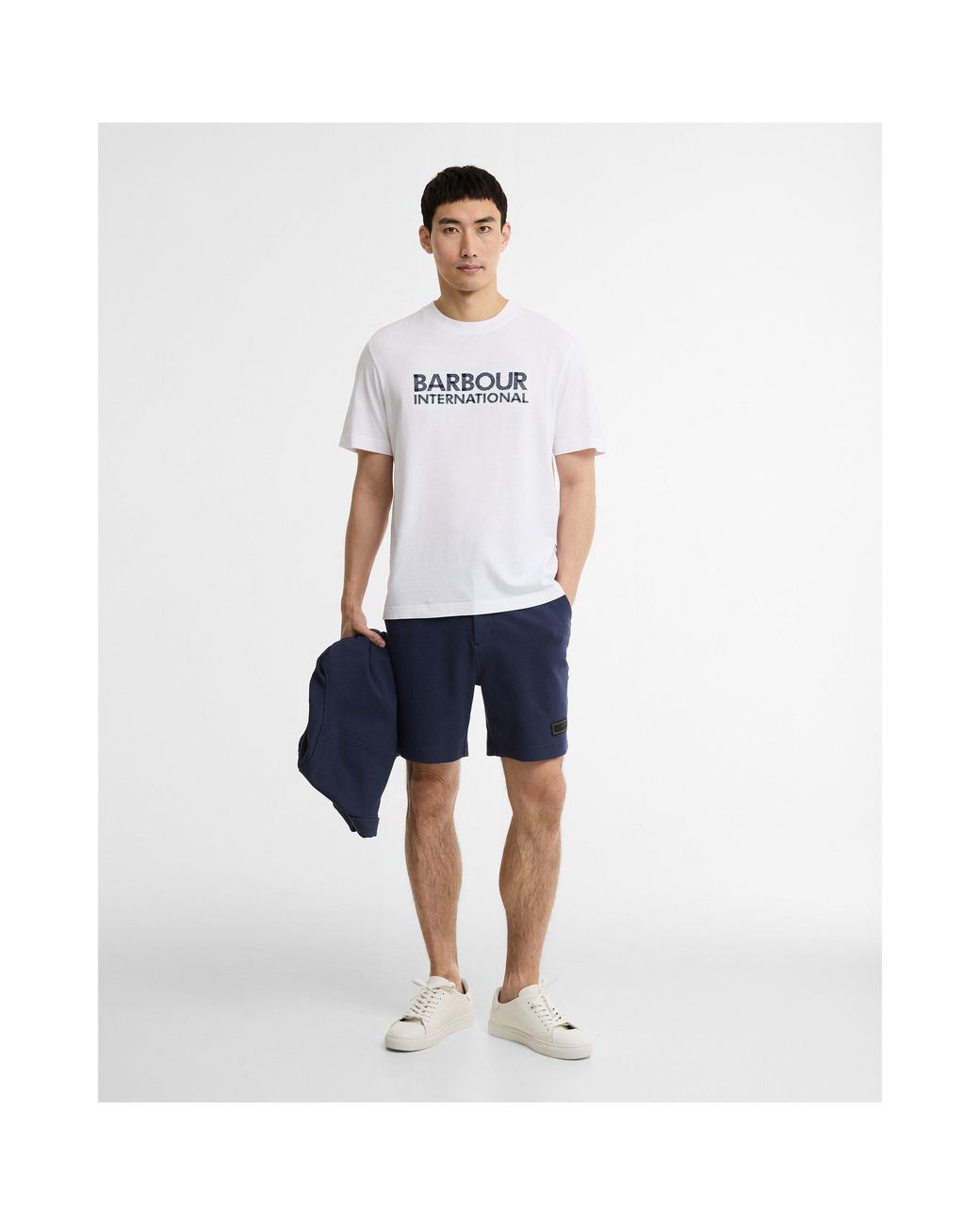 Barbour White T-Shirt for men
