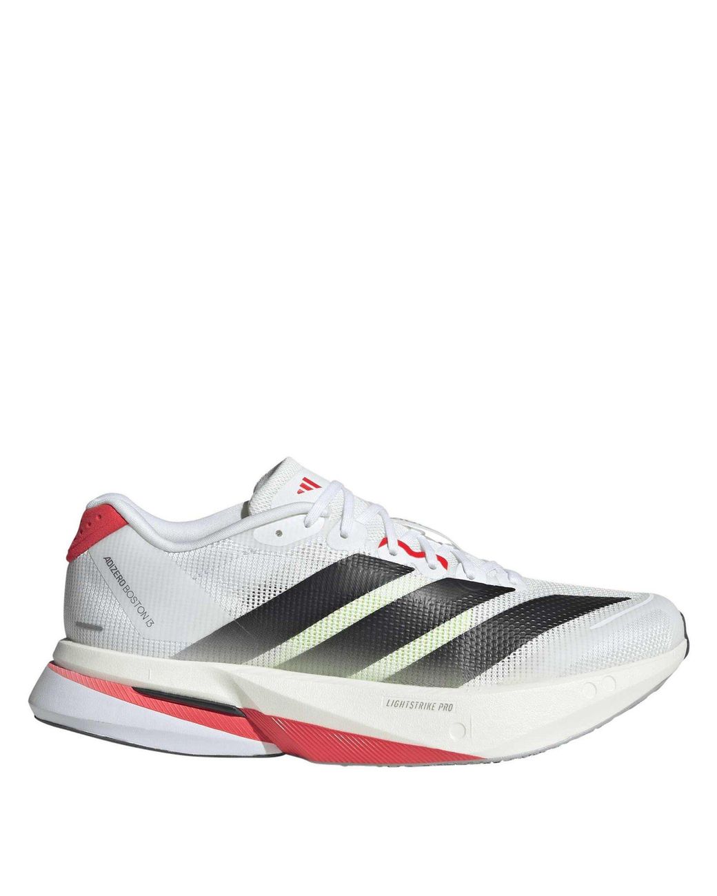 Adidas White Adizero Boston 13 Sneakers