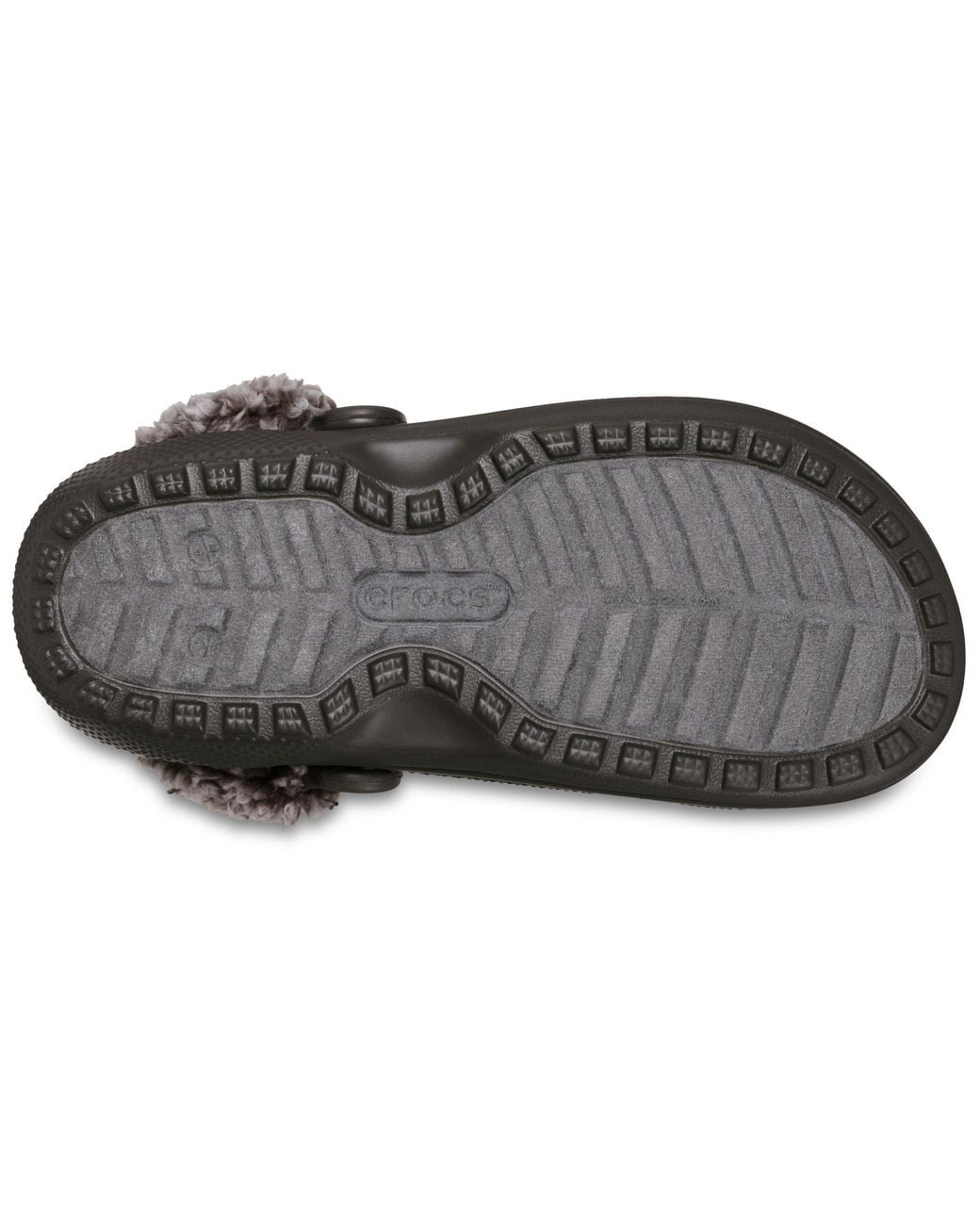 CROCSTM Black Classic Fleece Mule Slippers