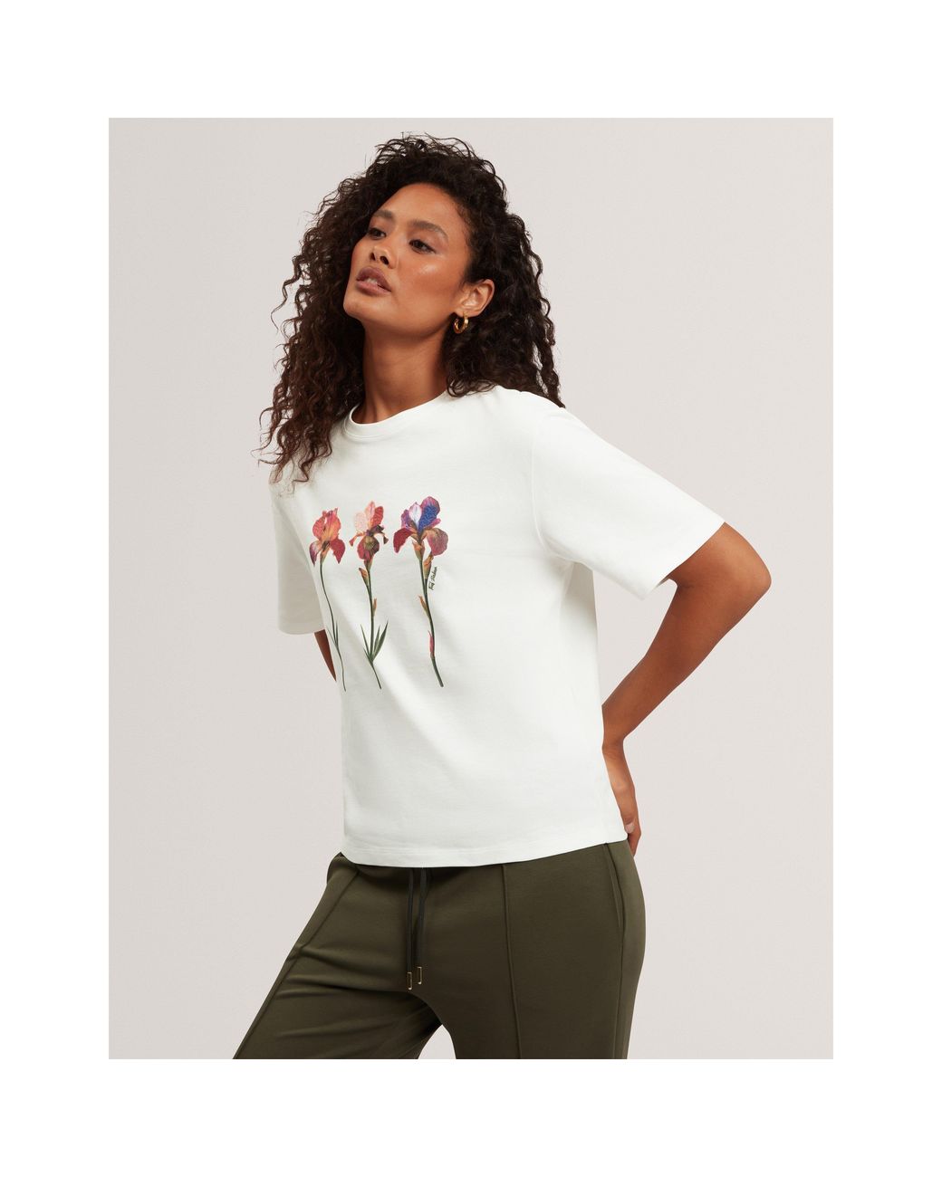 Ted Baker White Ted Embroided Tee Ld71