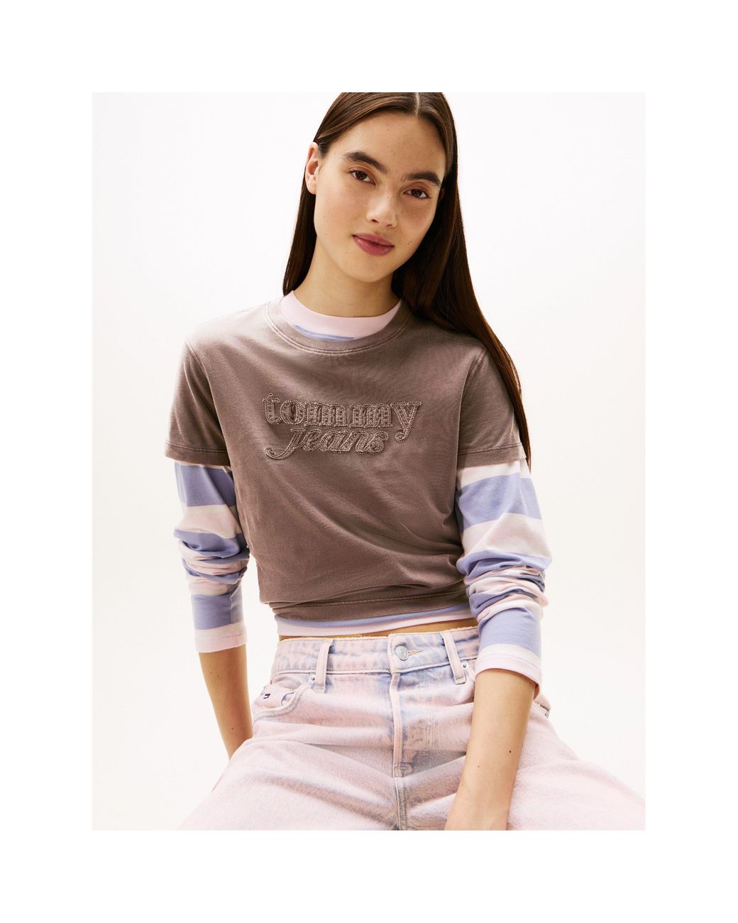 Tommy Hilfiger Brown Gmd Script T-Shirt