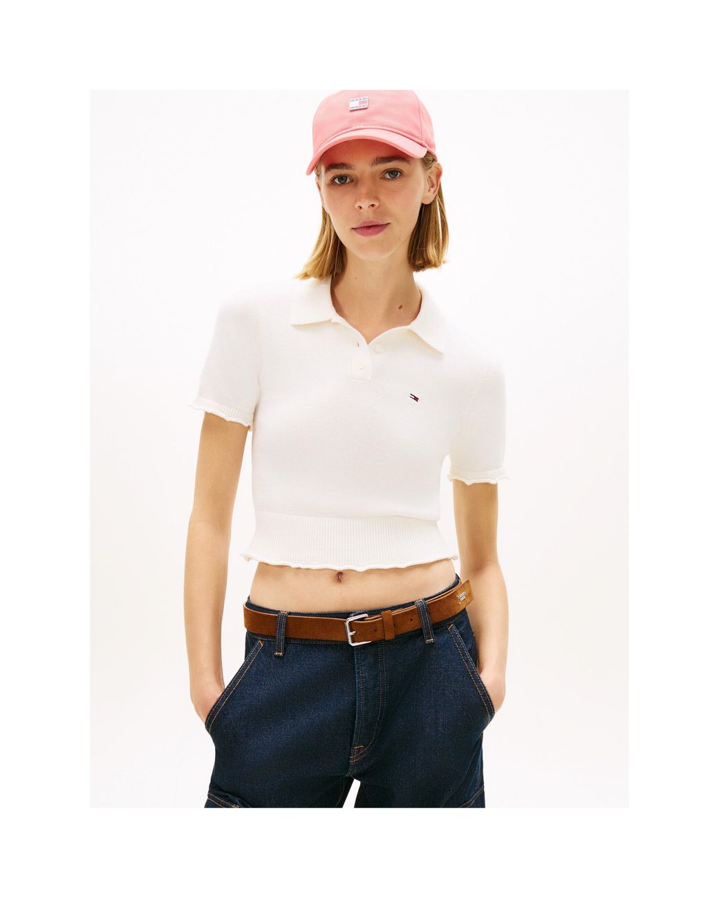Tommy Hilfiger White Short Sleeve Polo Shirt