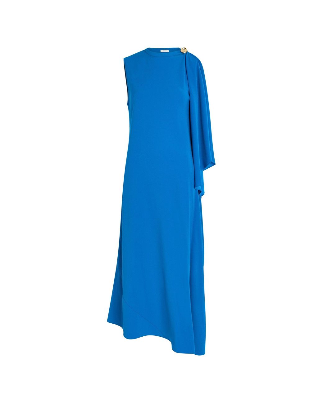 Joseph Blue Ld Aly Slvls Side Drape Dress