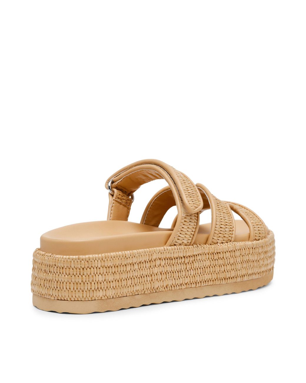 Steve Madden Natural Flatform Sandals