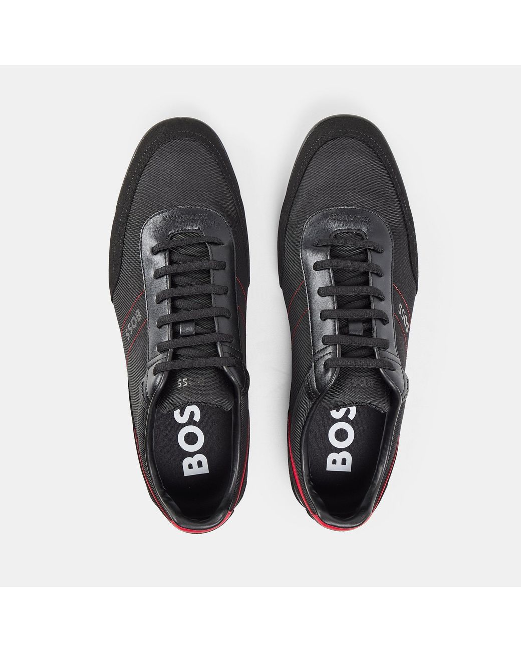 Boss Black Saturn Low Top Everyday Trainers With Technical Mesh for men