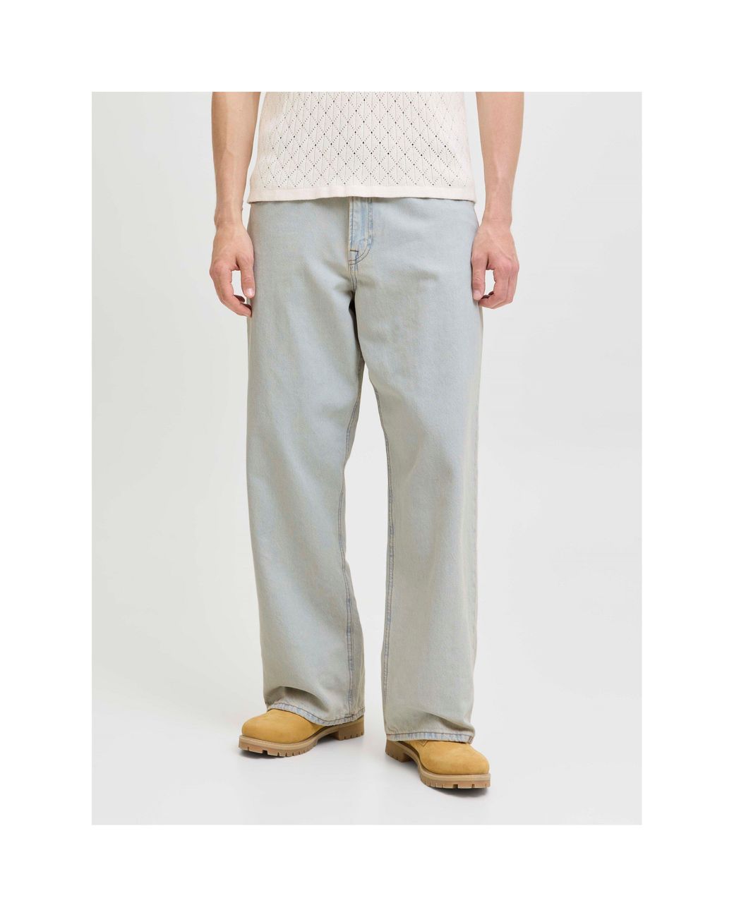 Jack & Jones Gray 354 Skinny Jeans for men
