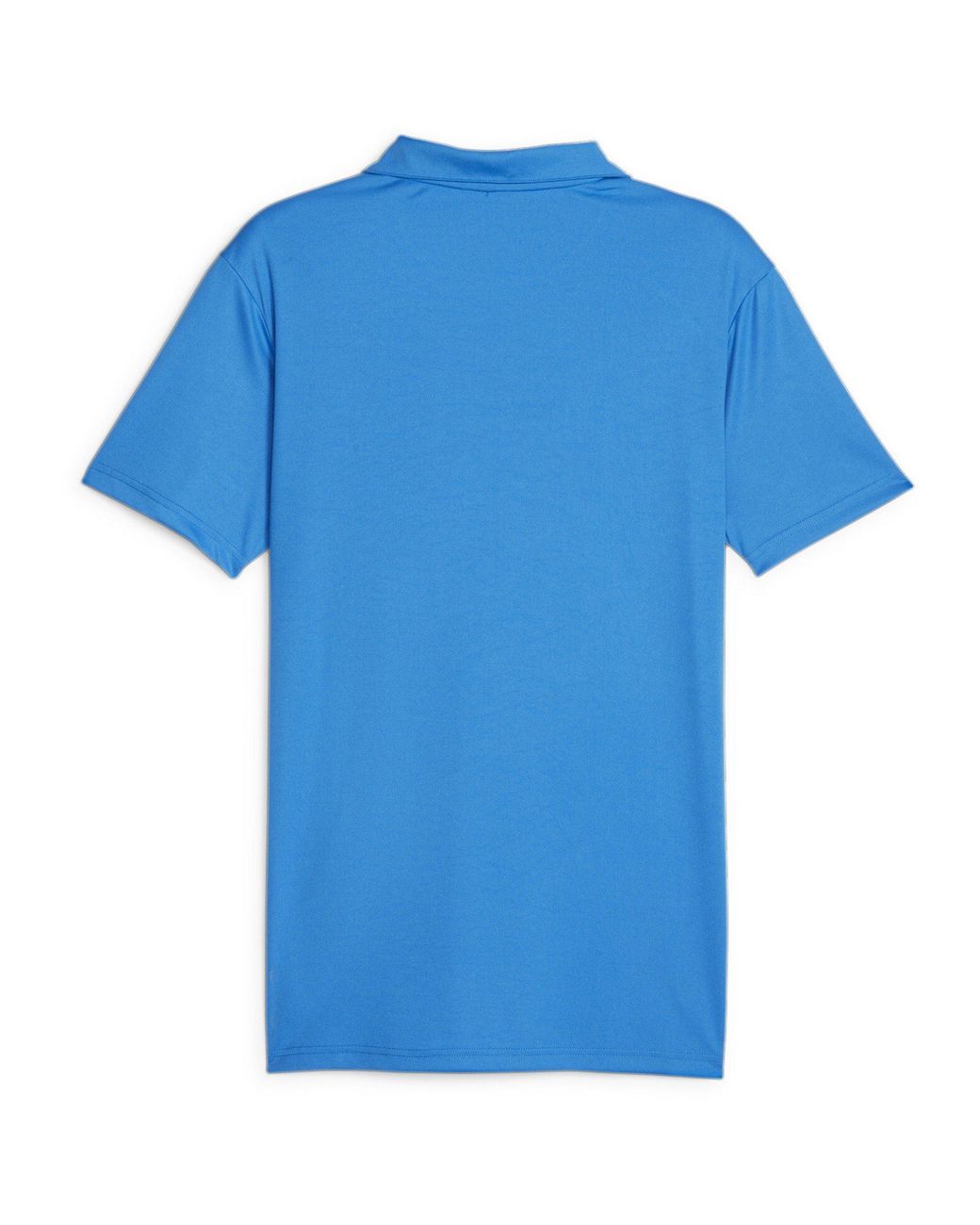 PUMA Blue Hoops Team Short Sleeve Performance Polo Shirt for men