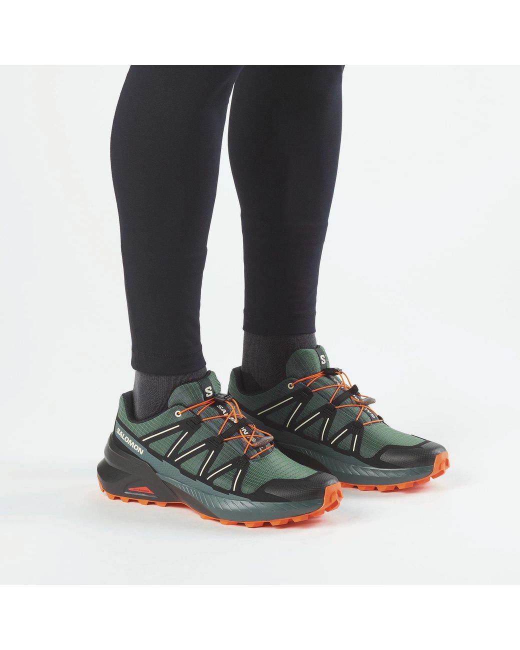 Salomon Gray Speedcross Peak Trail Running Shoes for men