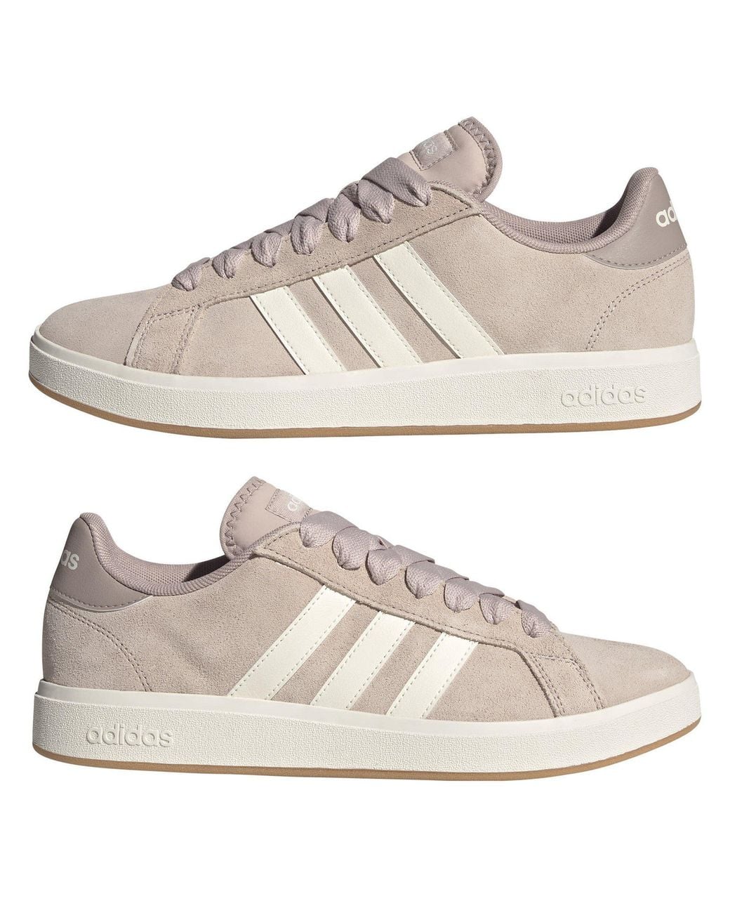 Adidas Pink Adiads Grand Court Base 00S Shoes for men