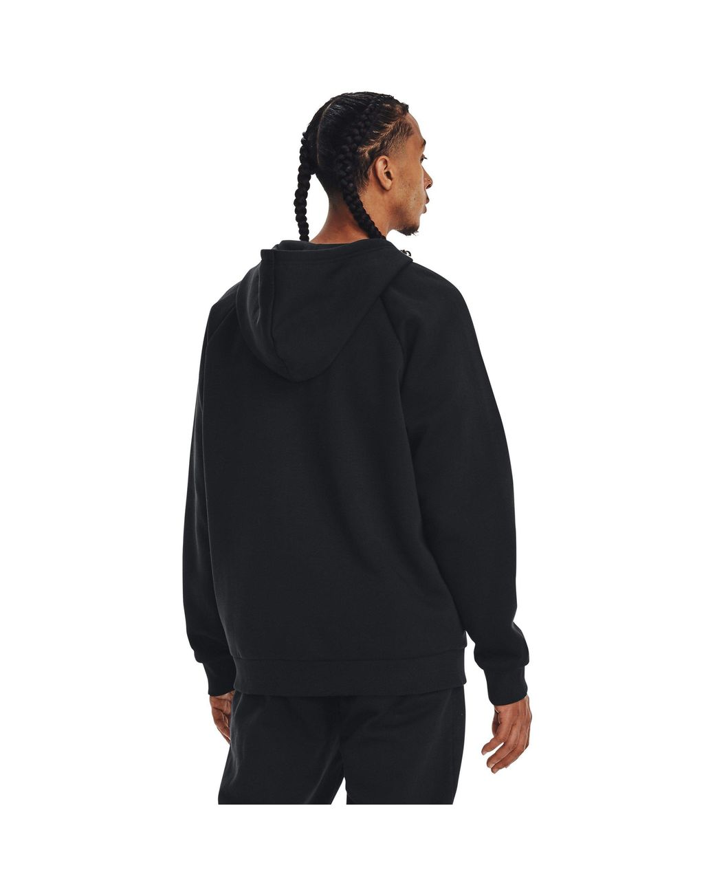Under Armour Blue Rival Fleece Full-Zip Hoodie for men