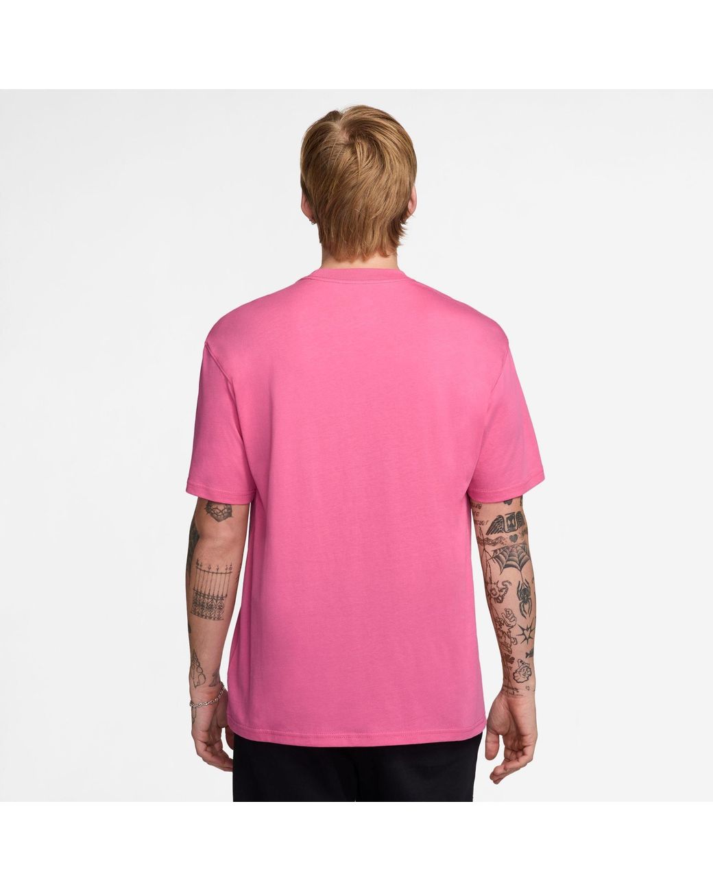 Nike Pink Nsw Air Photo Cotton T-Shirt