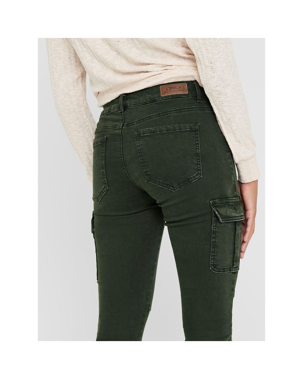 ONLY Green Cargo Trousers