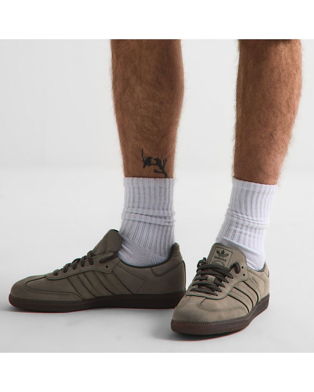 Adidas Originals Gray Samba Og Trainers for men