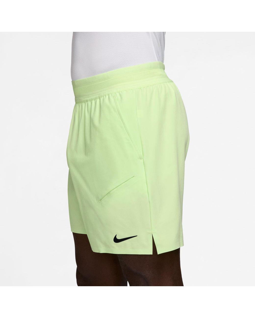 Nike Green Performance Tennis Shorts for men