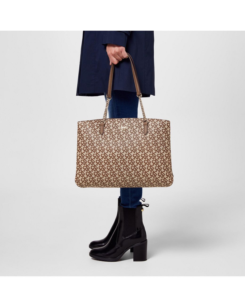 DKNY Metallic Byrant Park Tote Bag