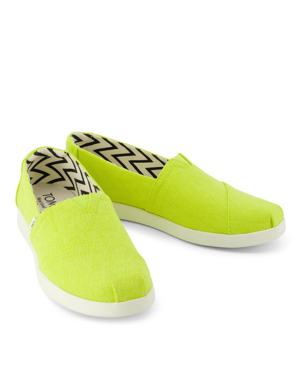 TOMS Green Alpargata Plus Canvas Slip On
