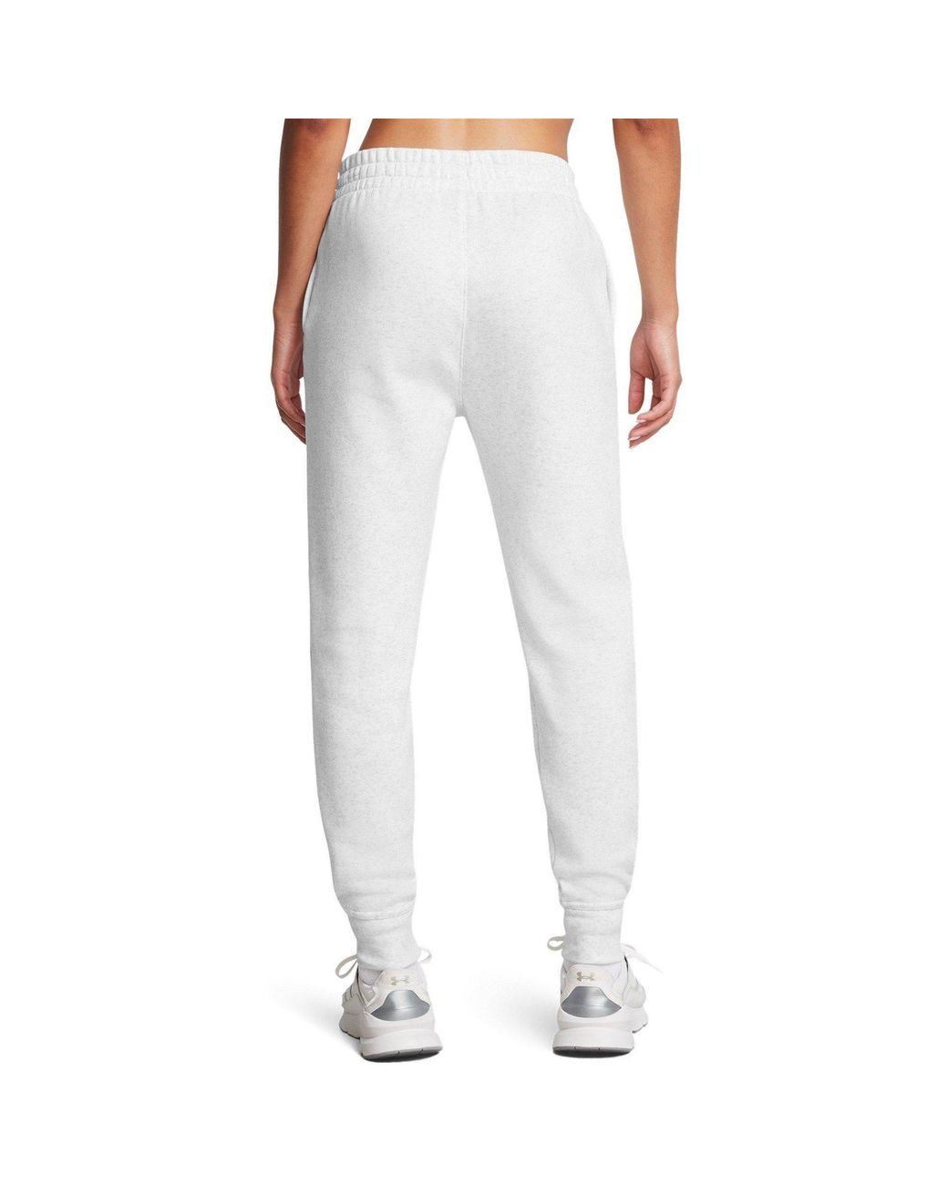 Under Armour White Icon Fleece Jogger