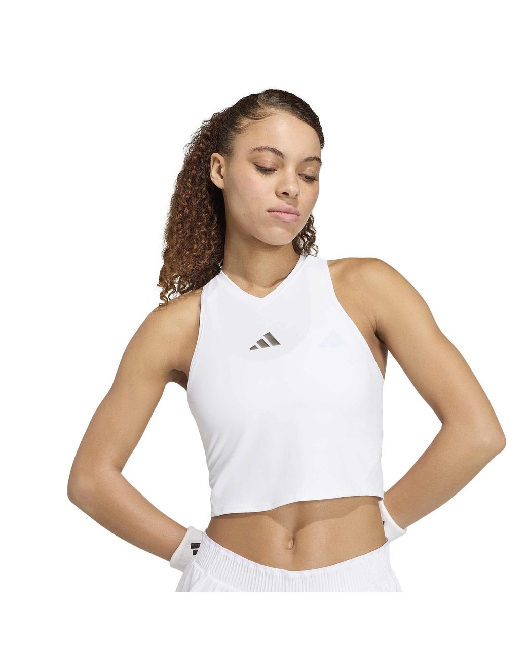 Adidas White Wim Performance Vest